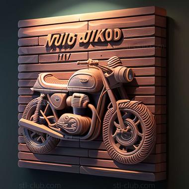 3D model Kawasaki W800 Cafe (STL)